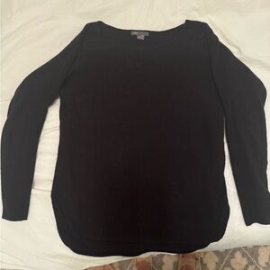 Navy Vince boatneck sweater